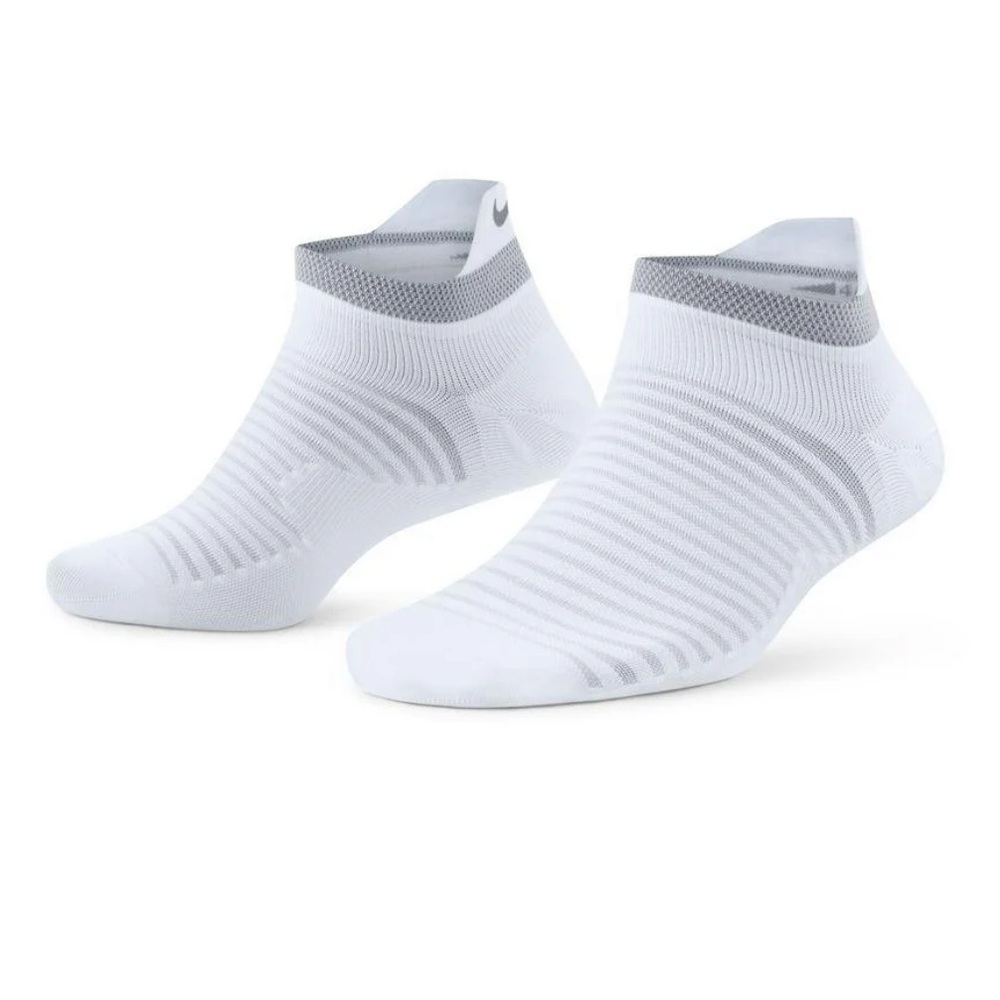 Nike spark running lightweight white no show Socks